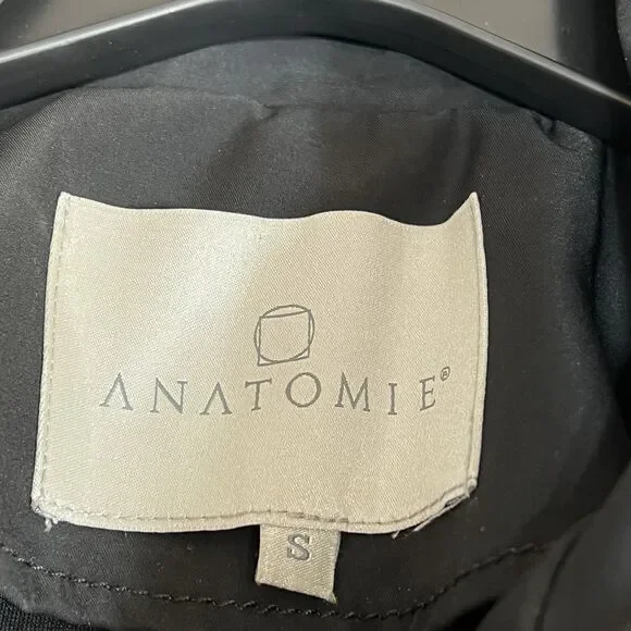 Anatomie Jacket Women’s Size Medium Black Jacket Hooded Pockets Long Sleeve - Picture 11 of 12
